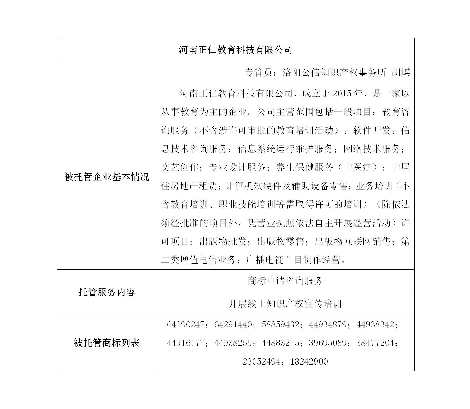 河南正仁教育科技有限公司